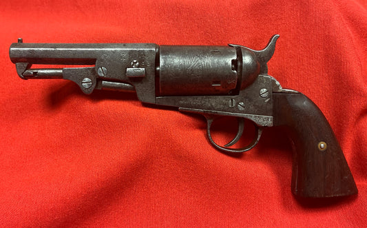 1851 Colt Navy Revolver Belgian Manufactured W/ Patent Acceptance - Civil War Era