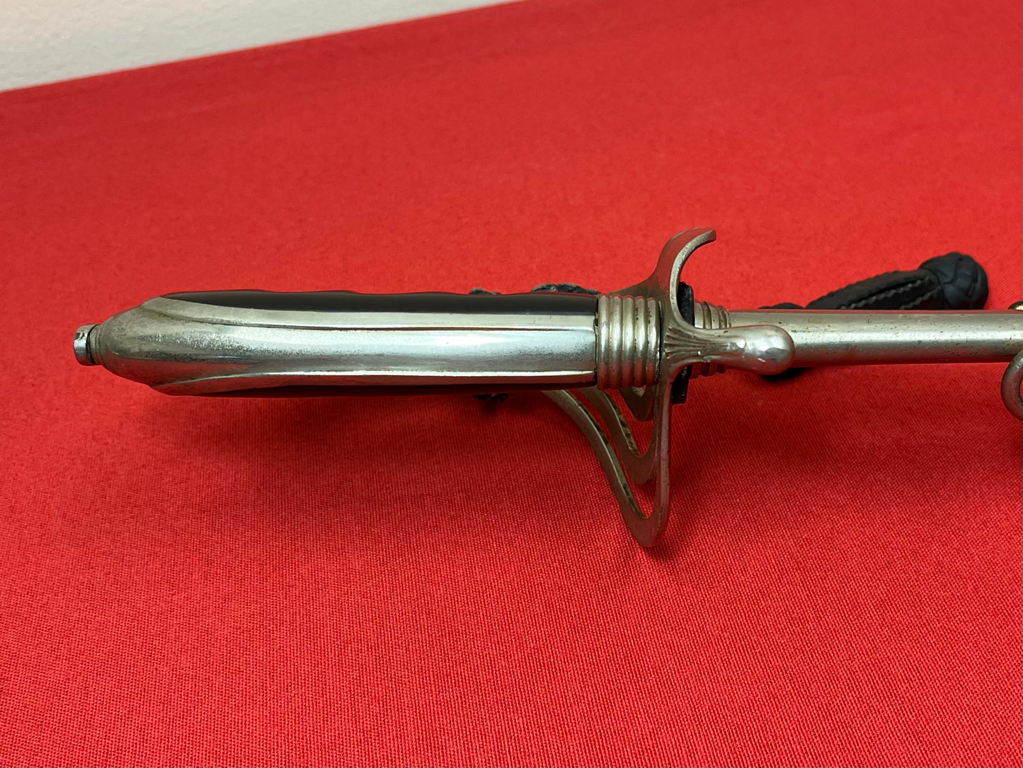 WW2 Era U.S. M1902 Officer’s Sword & Scabbard W/ Knot ENGRAVED
