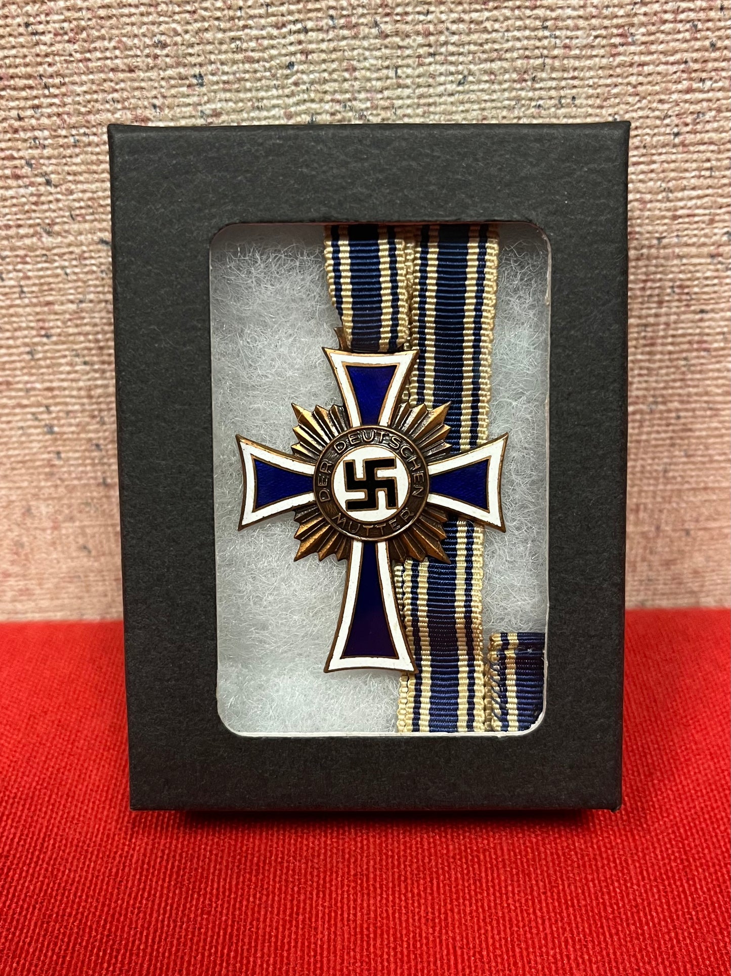 WWII Era German Mother’s Cross (Ehrenkreuz der Deutschen Mutter) In Bronze