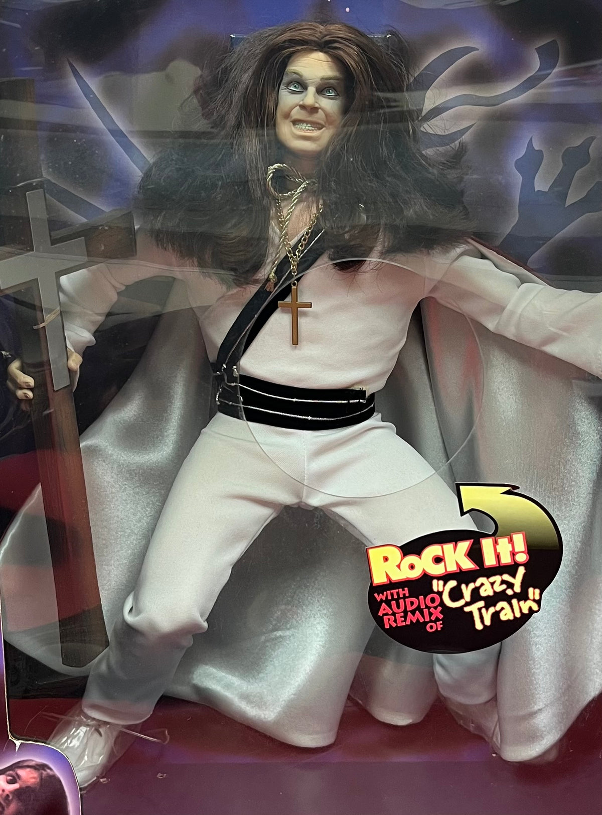 Ozzy Ozboure - "Blizzard of Ozz" 15" Action Figure Fun-4-All VTG Y2K 2000