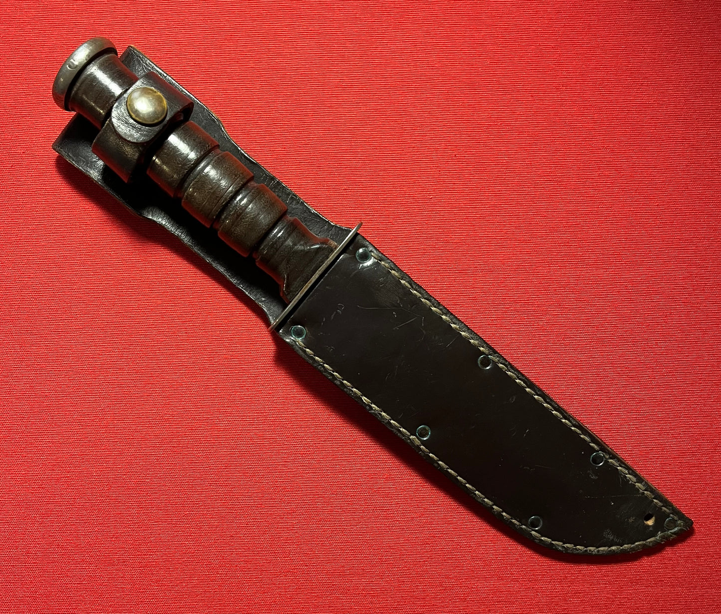Vietnam Era U.S. CAMILLUS NY MARK 2 Fighting Knife MK2 " ID Number " Engraved