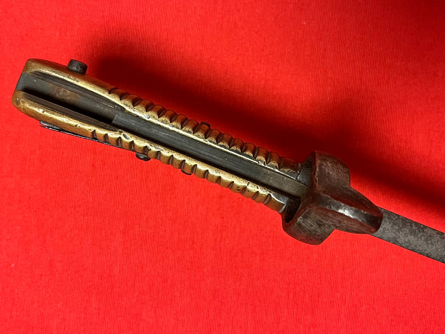 M1842 “YATAGHAN” SABER BAYONET BY F.W.H - CIVIL WAR IMPORT
