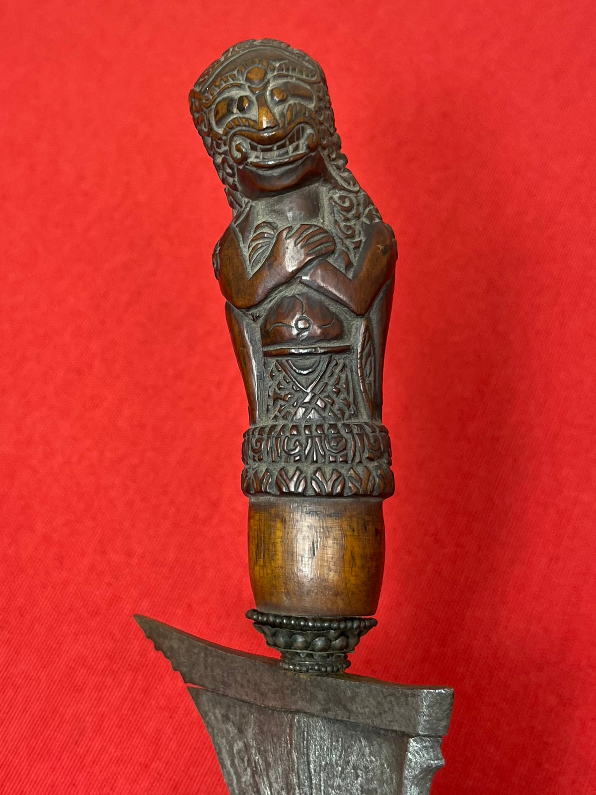 Original Indonesian East Indies Kris Dagger - Island of Java (Meteorite Blade) Circa 1850