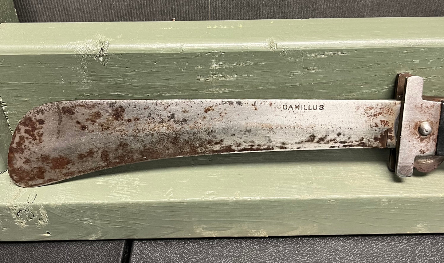 WW2 USAAF SURVIVAL KNIFE / FOLDING MACHETE ￼