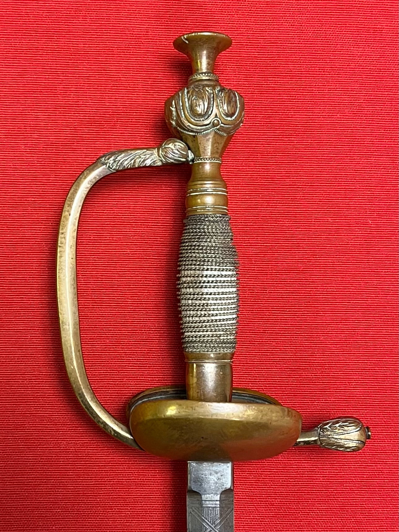 IMPERIAL GERMAN-PRUSSIAN OFFICER’S COURT SWORDS CIRCA 1880-90s ENGRAVED