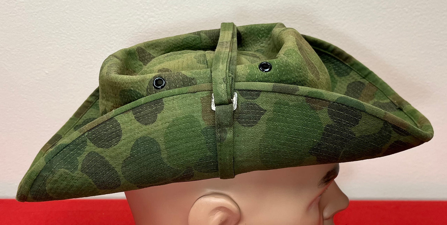 Original U.S. Vietnam War Era Boonie / Slouch Hat W/I Patch  1960’s Camouflage