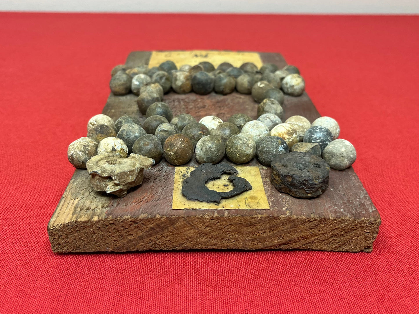 Civil War Antietam Battlefield Stonebridge “Burnside Bridge”Early Relic Board w/ Artifacts