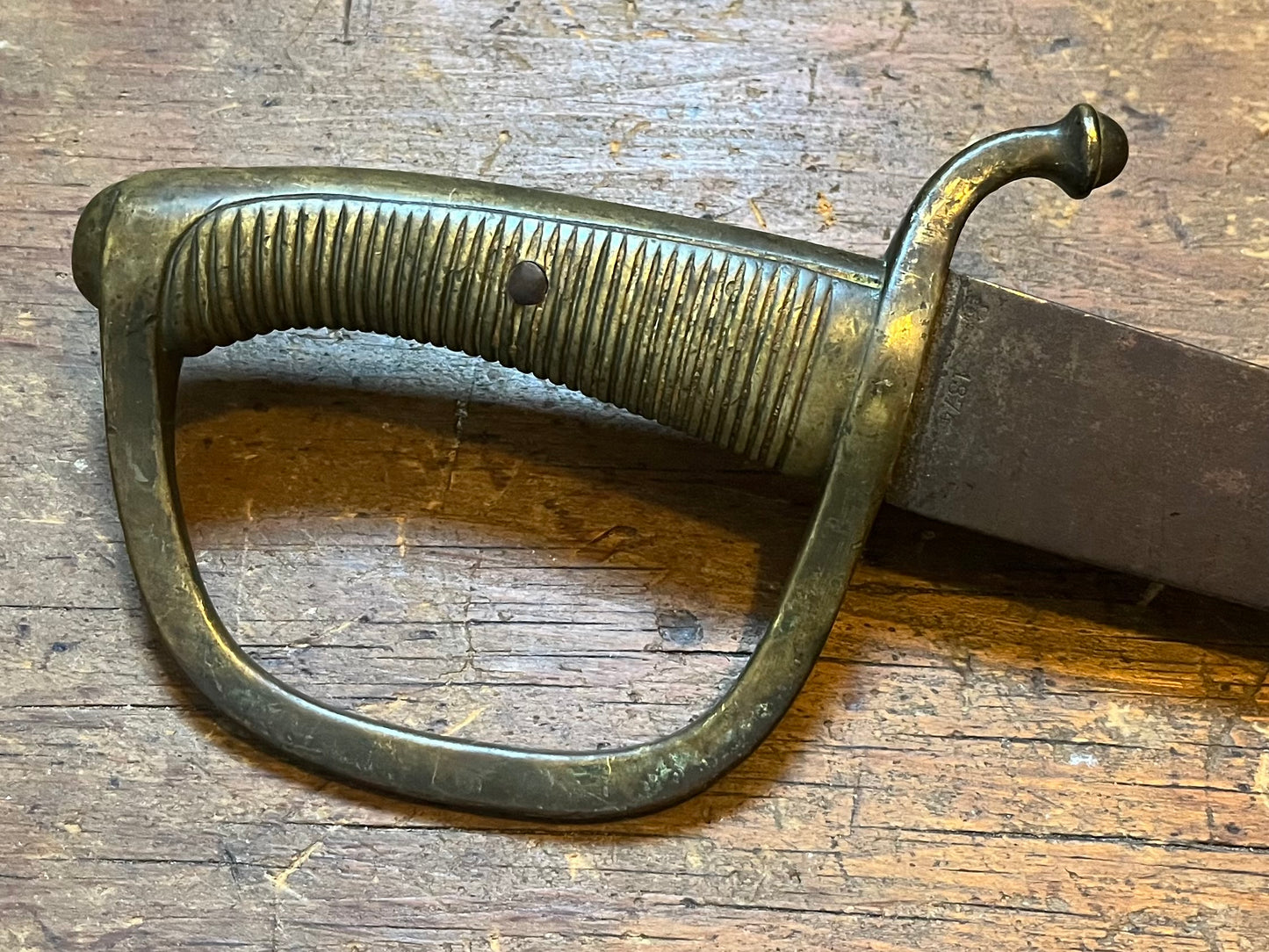 M1819 Dutch Infantry/Artillery Short Sword Dated 1874