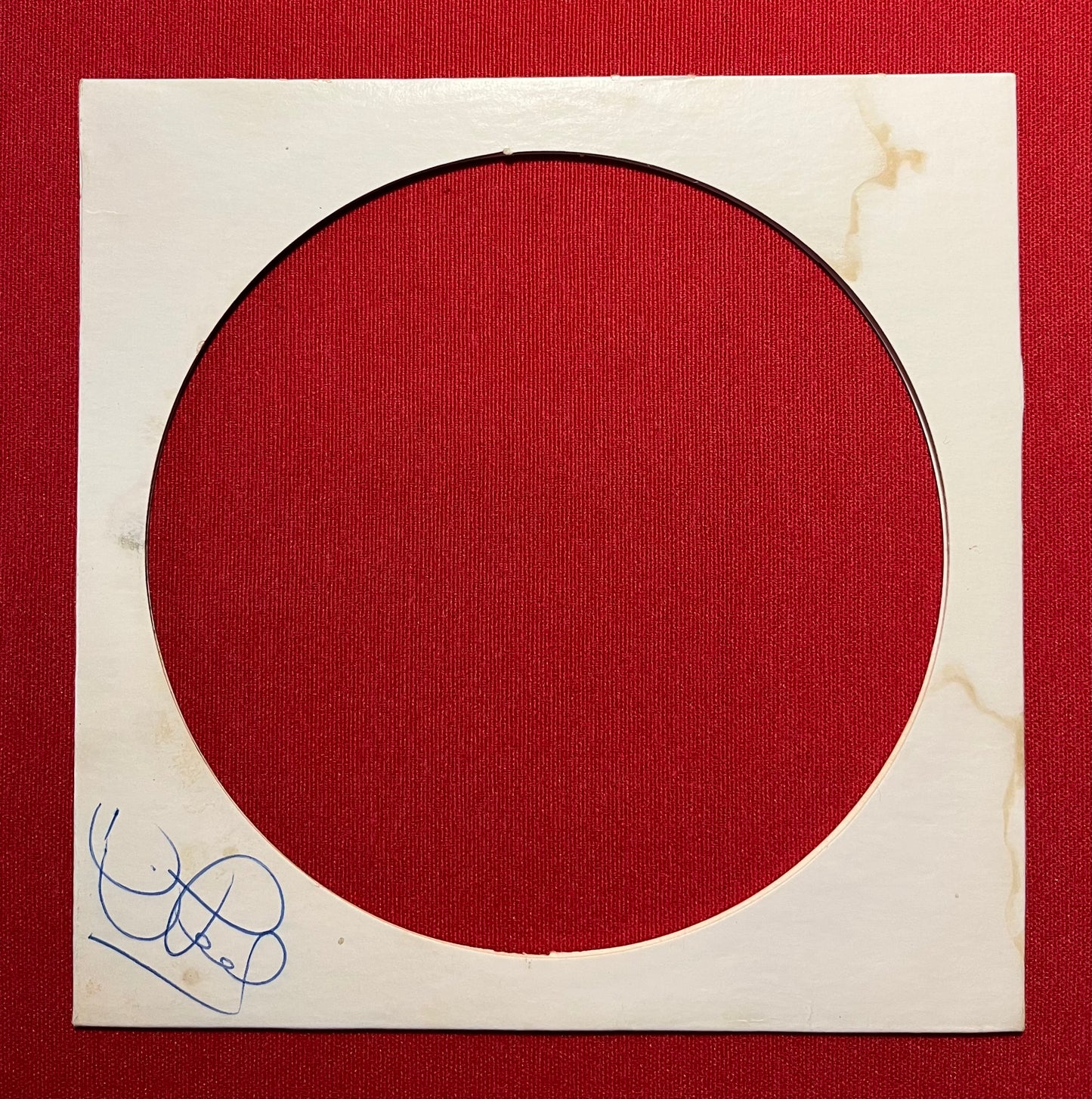 JOHN LENNON- INTERVIEW W/ DAVID PEEL 7" 45 RPM RECORD / PICTURE DISC 1980 SIGNED