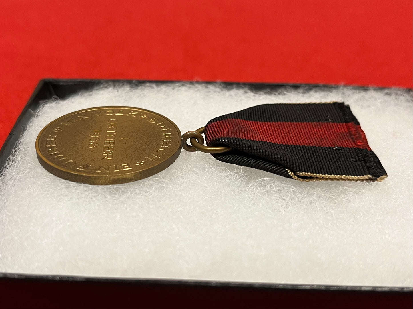 WW2 Era German 1st of October Commemorative Medal 1938 / Sudetenland