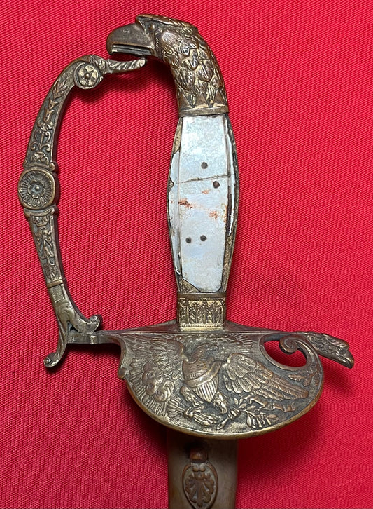 U.S. M1830 Officer's Eagle Head Pommel Sword P. Knecht