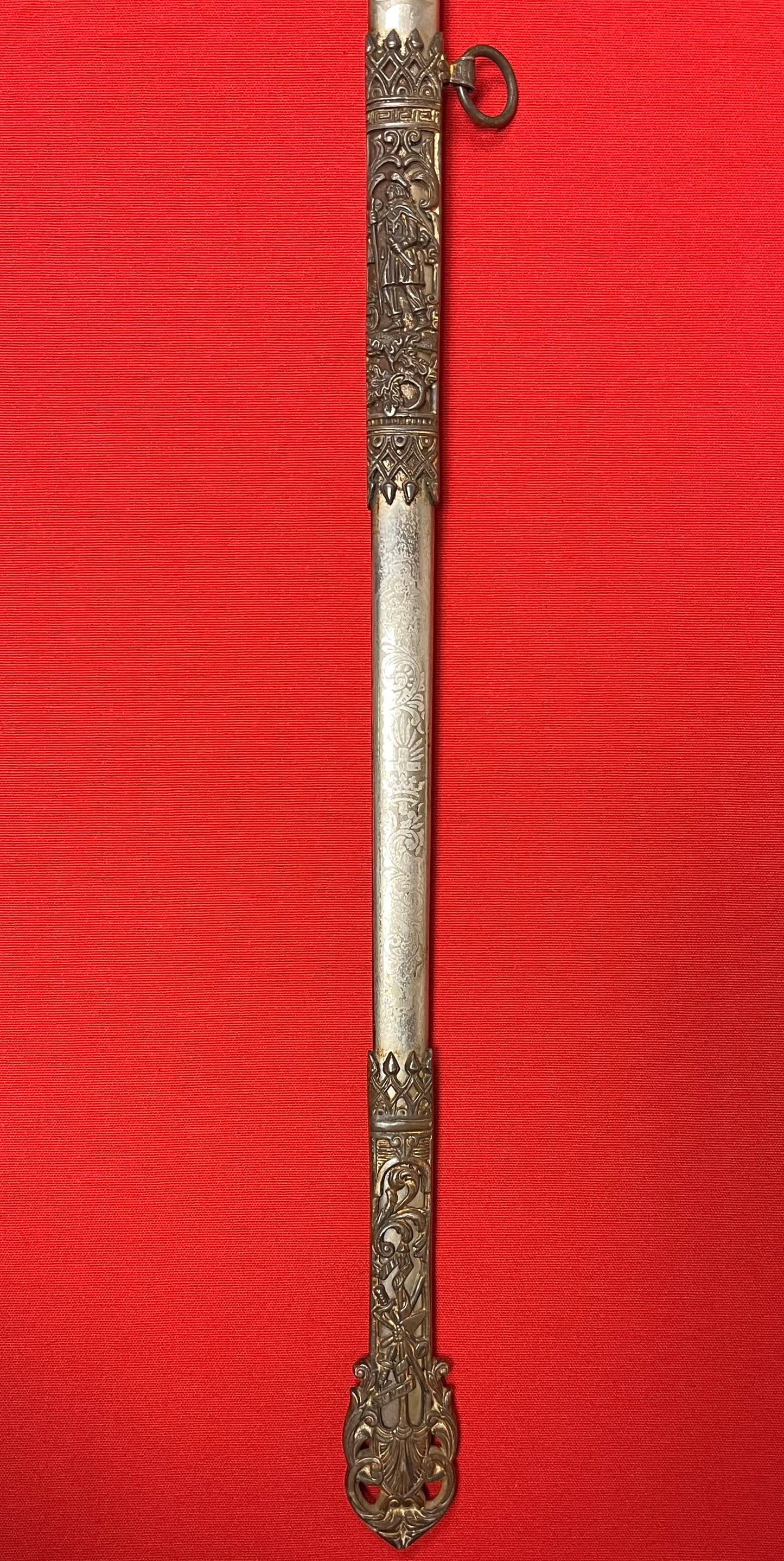 1890’s Knights Templar Fraternal Order Sword (Named & engraved) by Henderson-Ames Co.