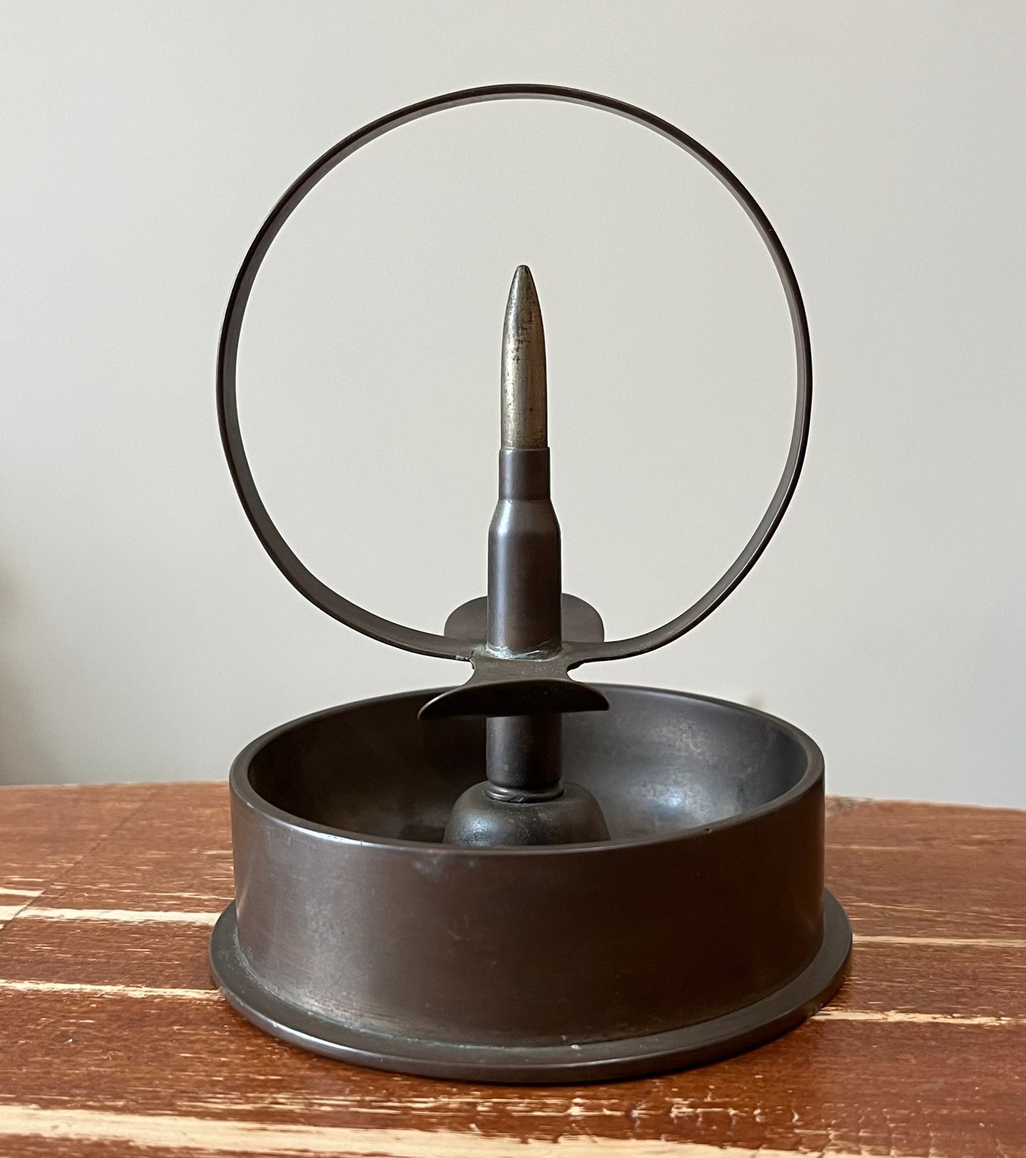 WWII JAPANESE ARTILLERY SHELL (TRENCH ART) ASHTRAY