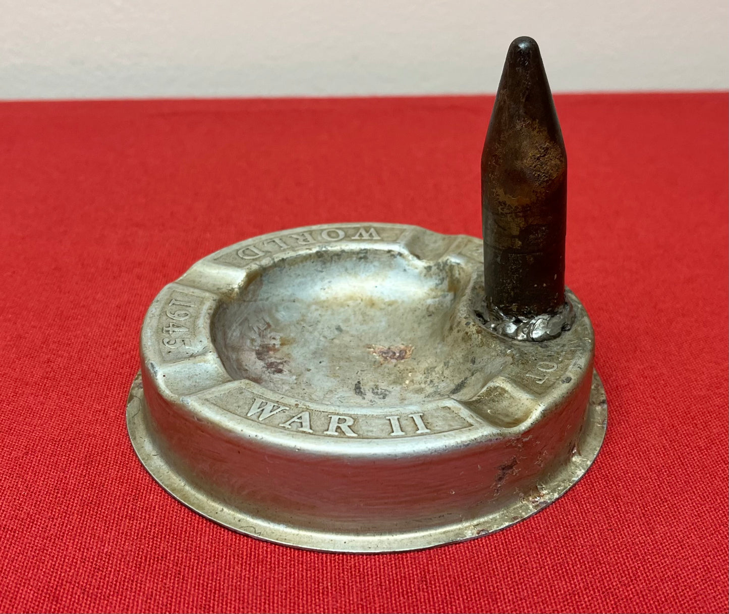 WW2 U.S. 20MM ROUND PROJECTILE (TRENCH ART) ASHTRAY