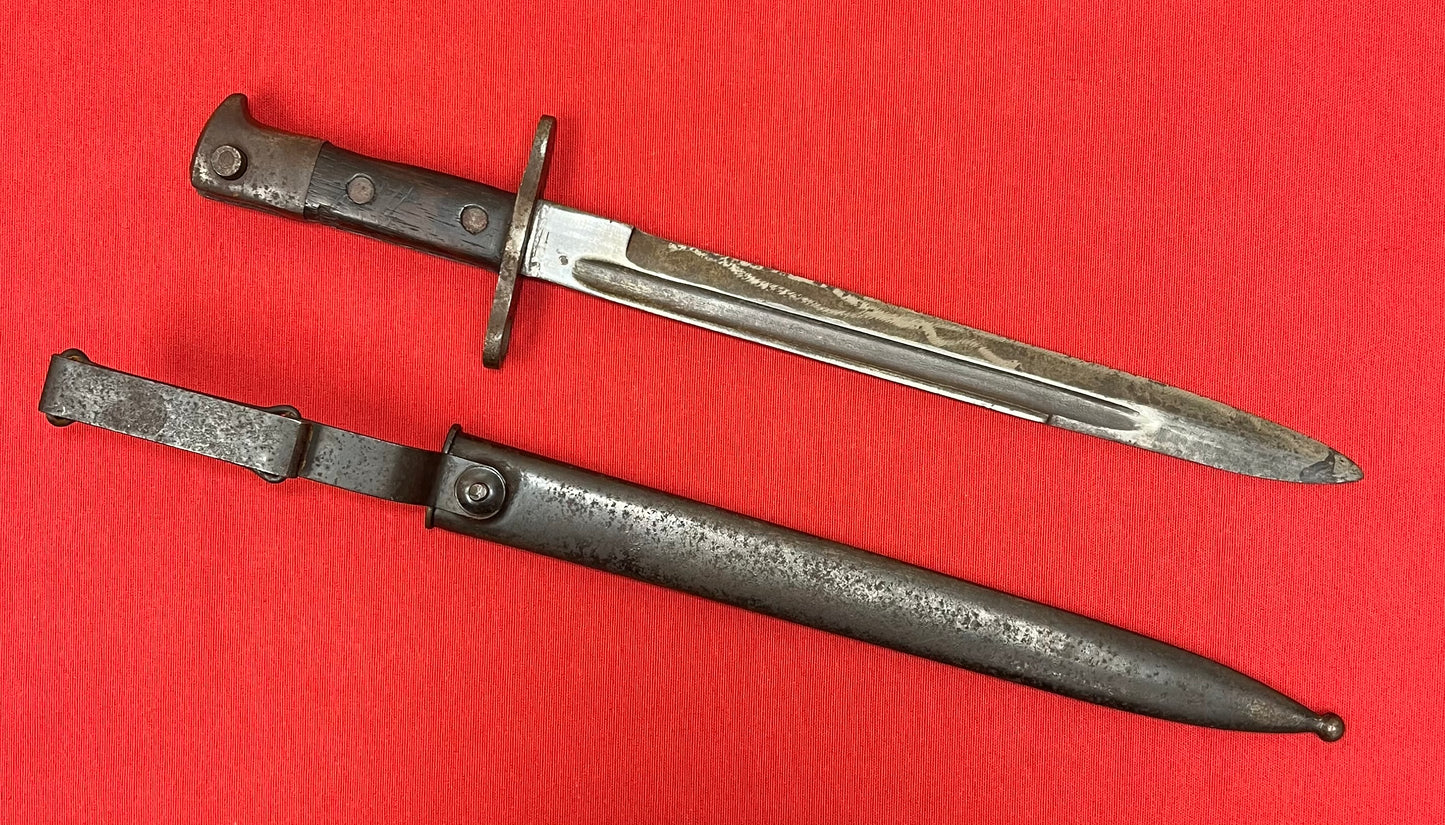 U.S. M1892 KRAG JORGENSEN RIFLE BAYONET - SPANISH AMERICAN WAR ERA