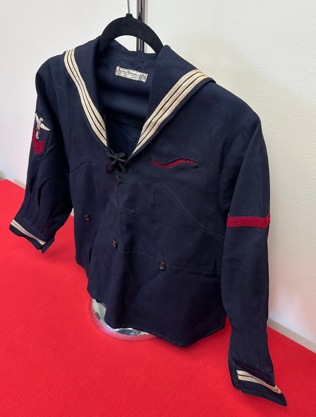 WW1 / WW2 U.S. Child's Navy Uniform Jumper & Cap by John Wanamaker