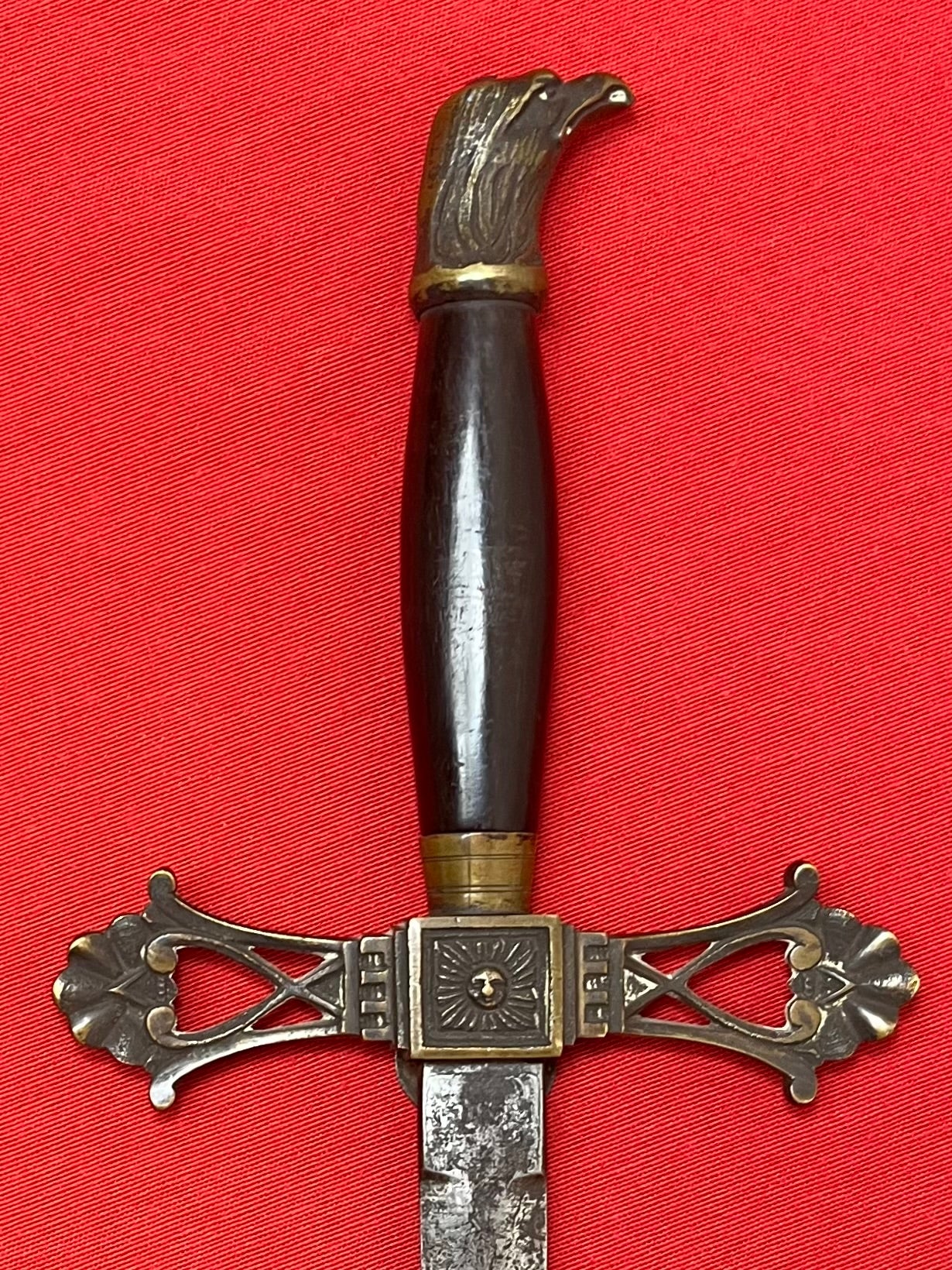 Pre-Civil War Militia Eagle Head Sword W.V.C Shield Circa 1830-50