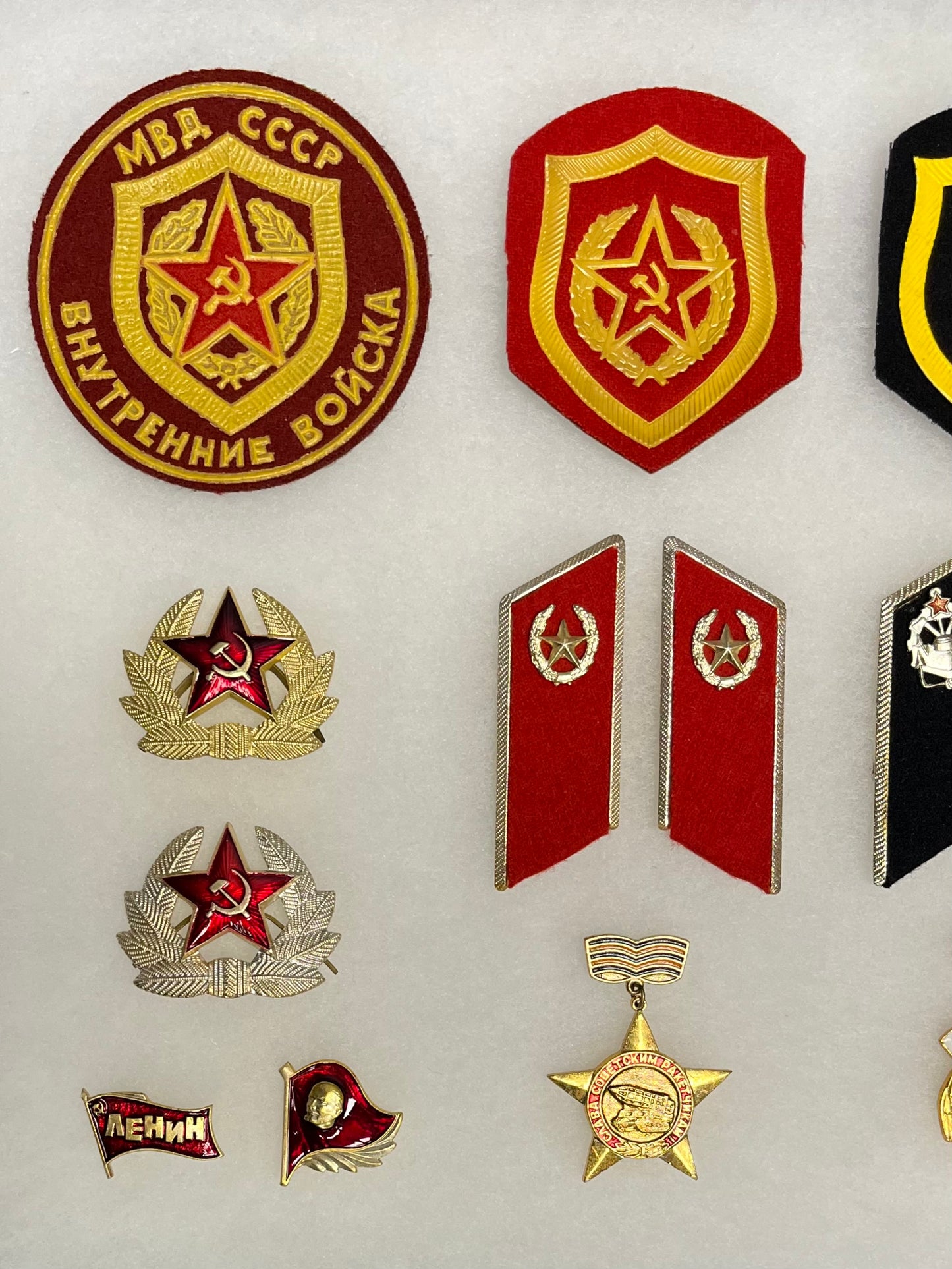 Cold War Russian Soviet Military Patch & Badge Lot - U.S.S.R