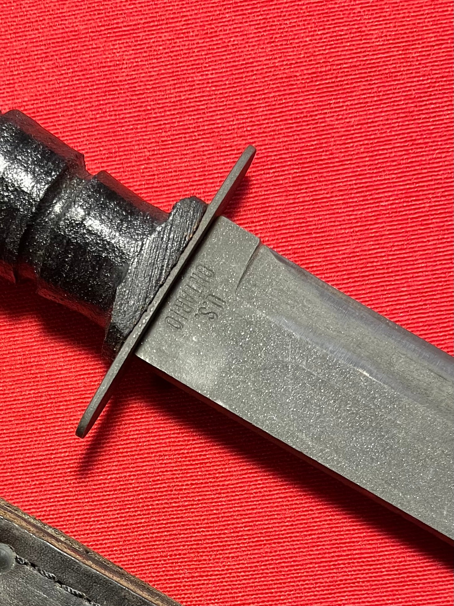 U.S Military MARK 2 Fighting Knife MK2 by Ontario W/ Scabbard Combat Survival