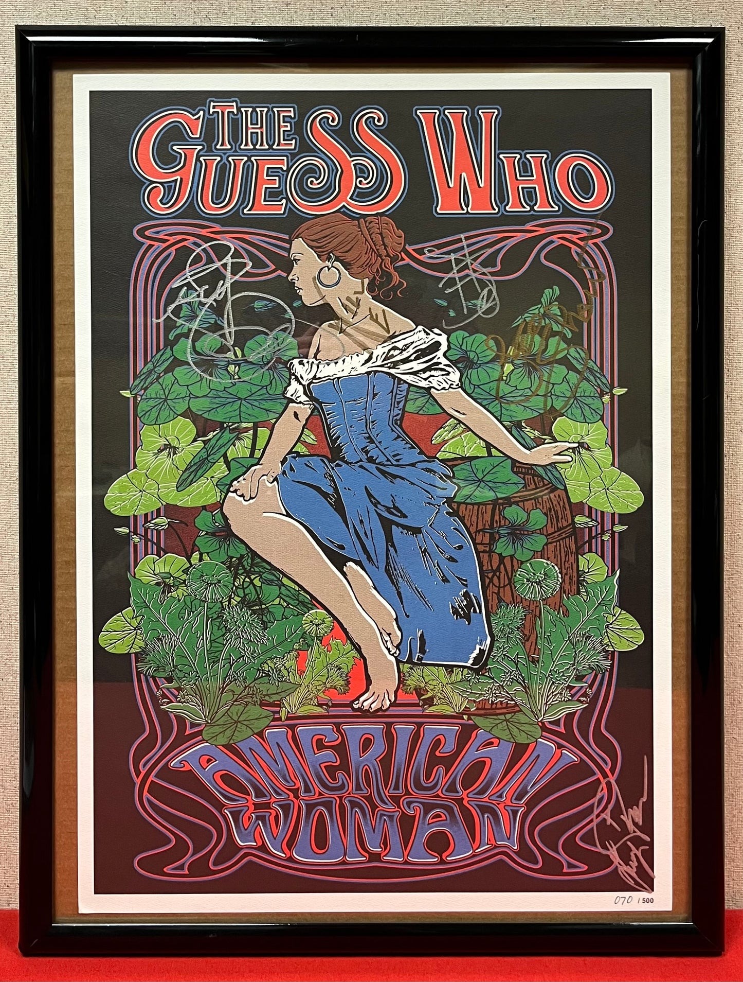 The Guess Who - American Women Signed / Autographed Poster Limited Edition 70/500