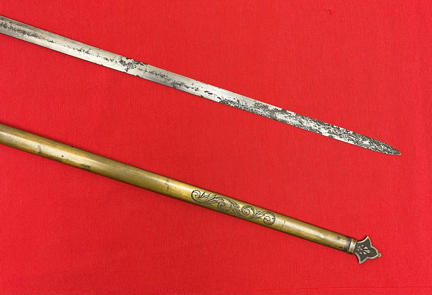 Pre-Civil War Militia Eagle Head Sword W.V.C Shield Circa 1830-50