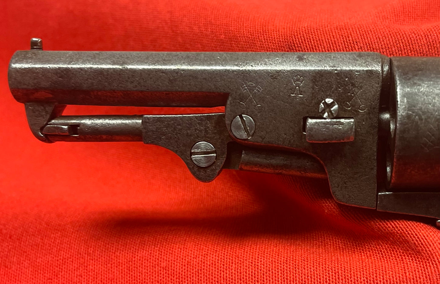 1851 Colt Navy Revolver Belgian Manufactured W/ Patent Acceptance - Civil War Era