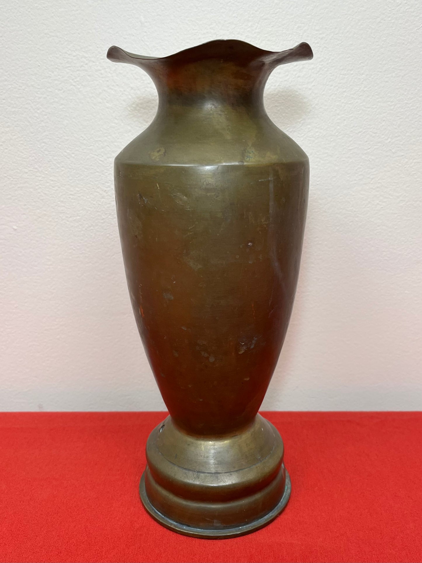 WW2 U.S. 105MM HOWITZER ARTILLERY SHELL (TRENCH ART) VASE - LARGE