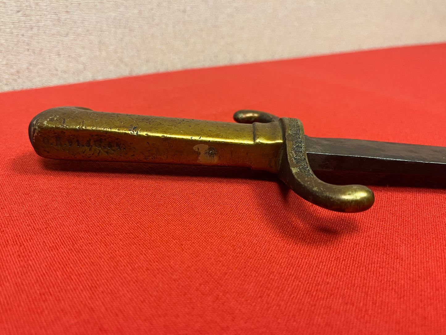 M1864 German Prussian “Faschinenmesser” Short Sword by H.K. Unit Marked