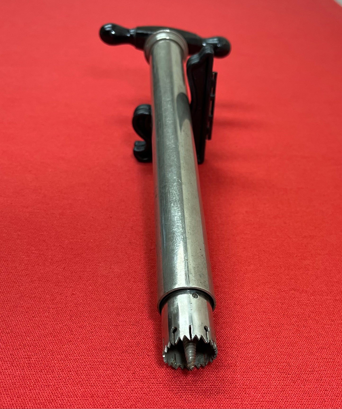 1800’s Obstetric Trephine Trepanning Drill W/ Wooden Handle-Antique Medical Equipment
