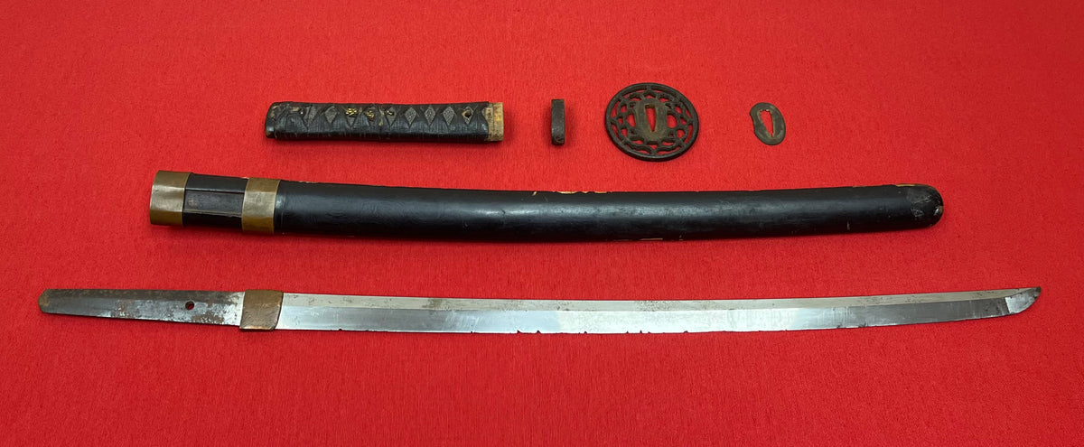 Original Japanese 18th Century Wakizashi Samurai Sword - Edo Period (1603–1868)