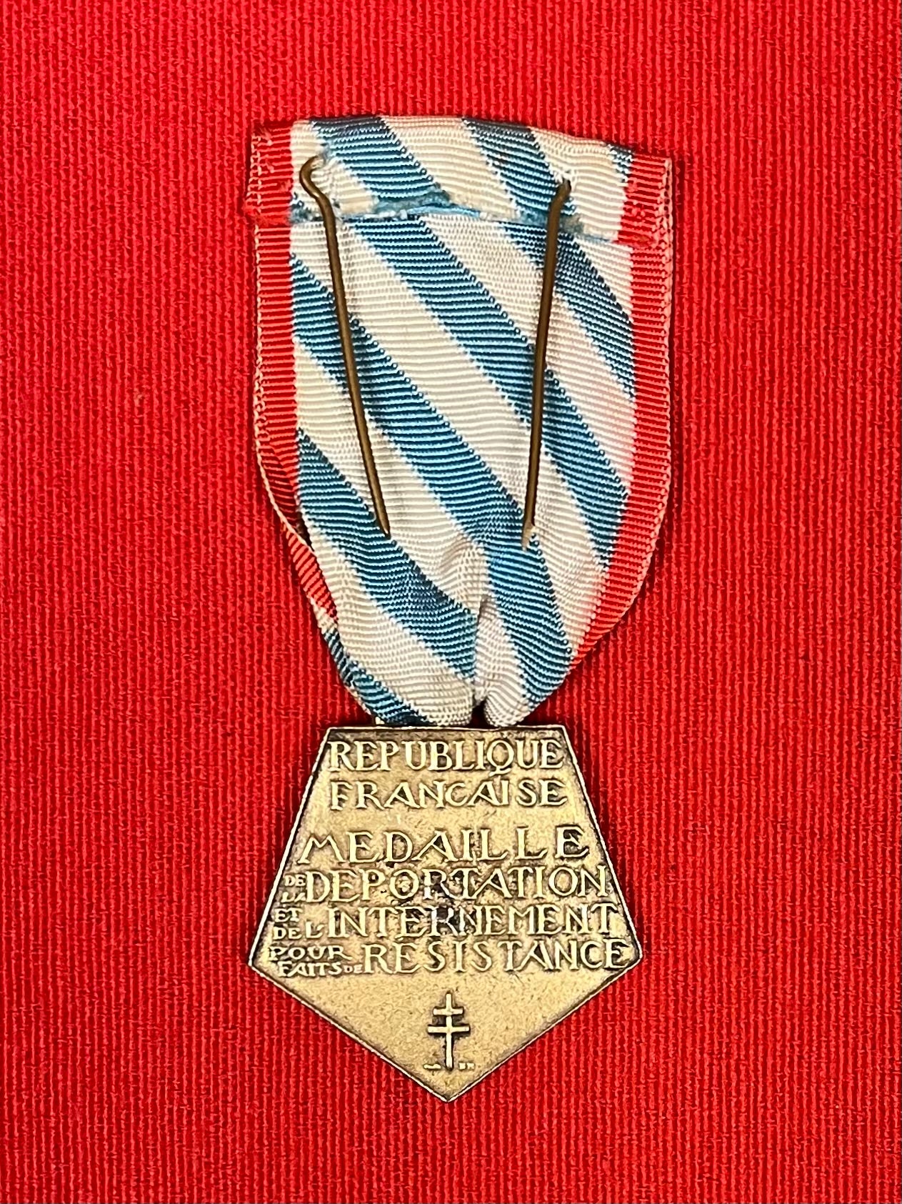 WW2 French 1939-1945 Deportation & Internment Medal - Acts of Resistance ￼