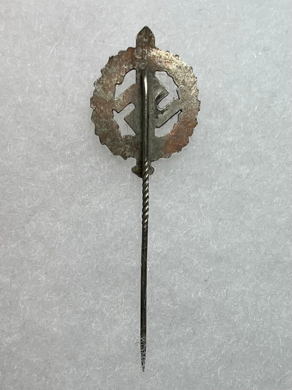 WW2 German SA “Silver” Sports Badge Stick Pin - 2nd Class