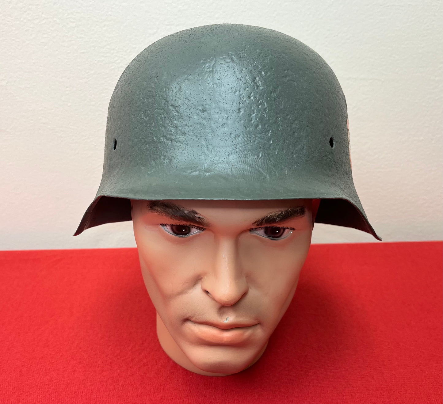 Original WWII M1940 German Army Helmet Relic W/ Added Insignia