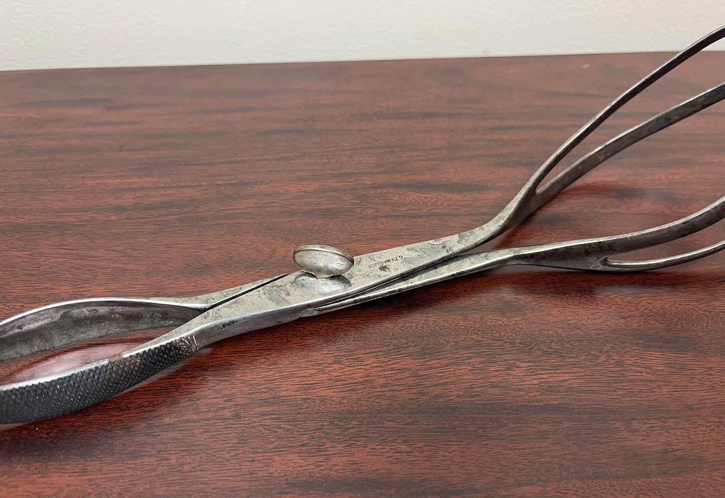 C.1848 OBSTETRICAL BIRTHING FORCEPS - ANTIQUE MEDICAL EQUIPMENT (CIVIL WAR ERA)#5