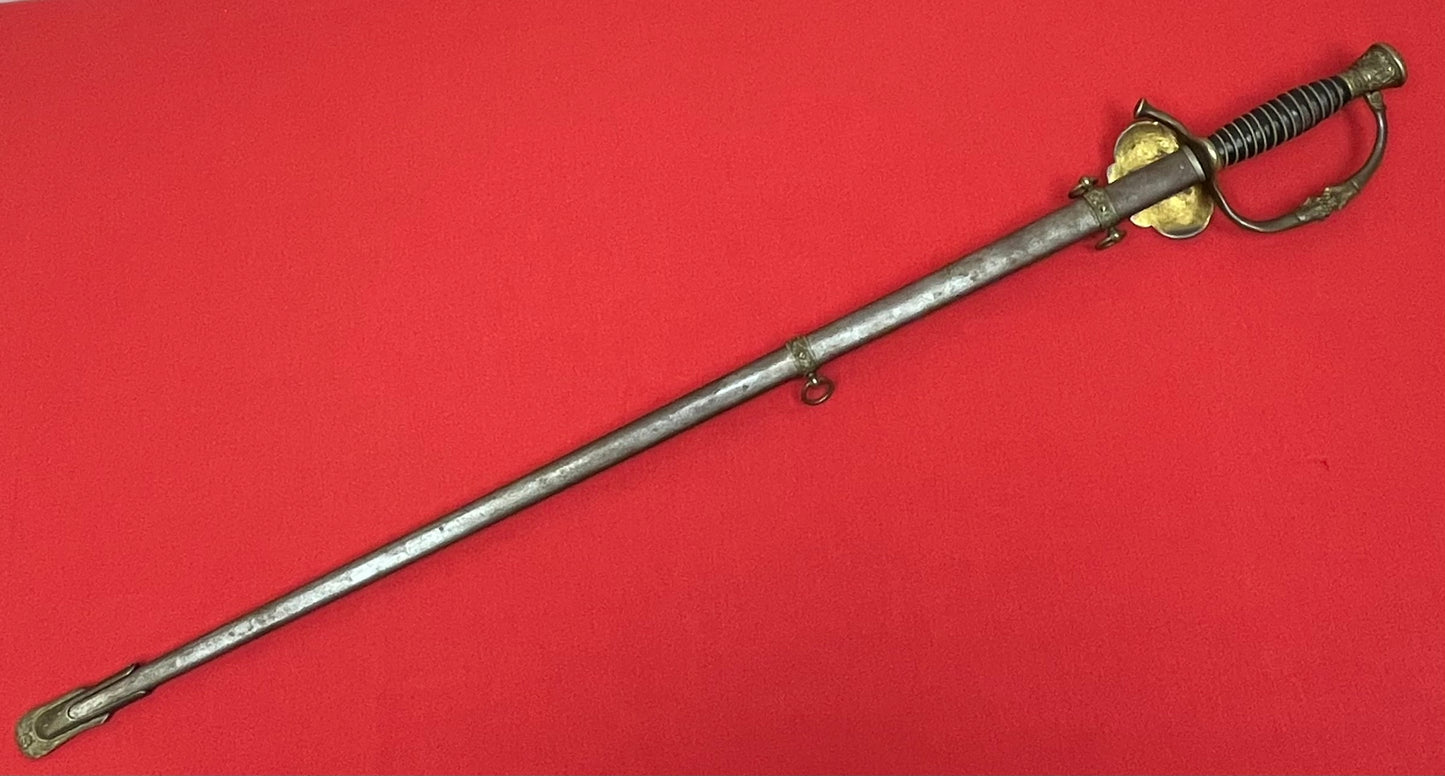 1800’s Sons of Veteran’s GAR Sword Etched Blade General Grant 1861-65 Civil War