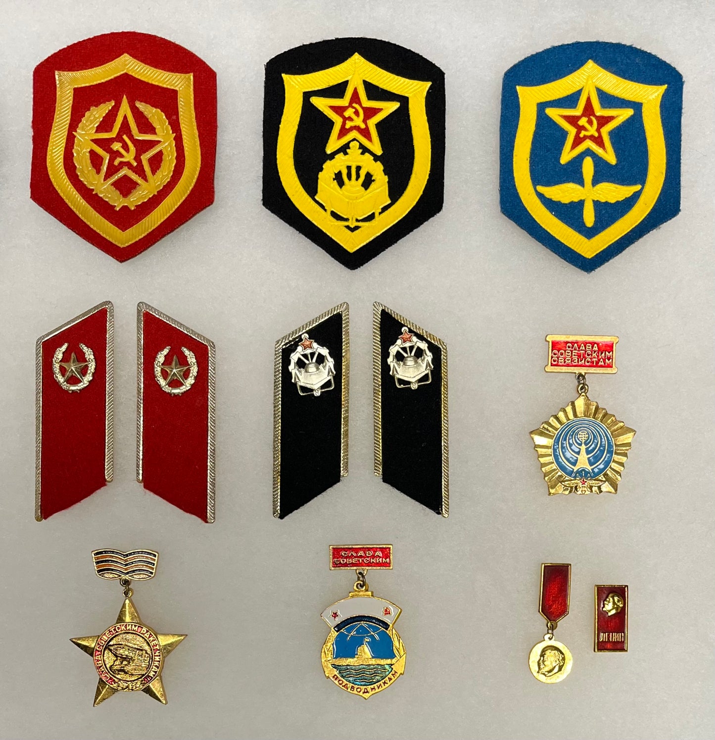 Cold War Russian Soviet Military Patch & Badge Lot - U.S.S.R