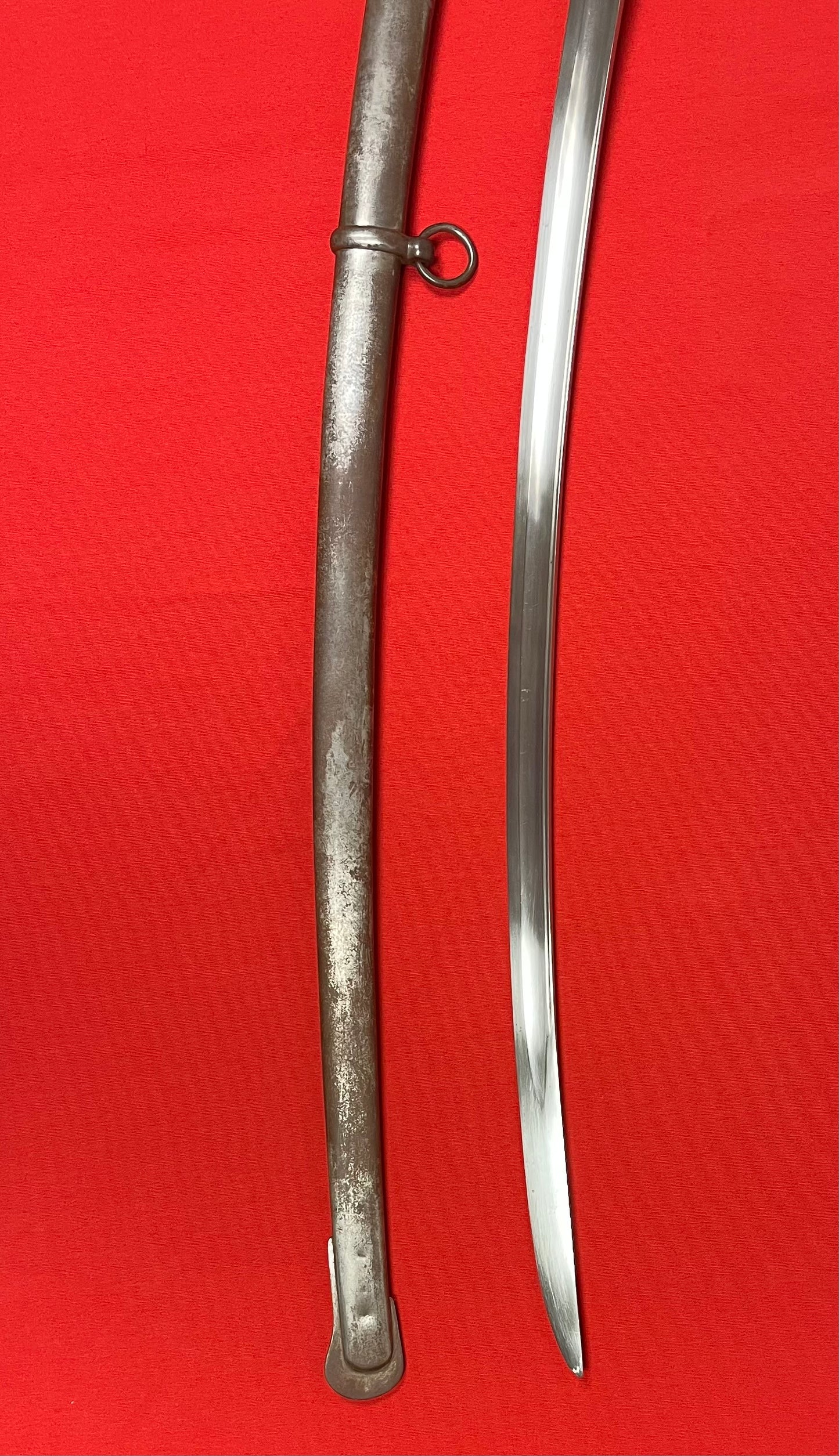 Authentic M1840 U.S. Civil War "Wrist Breaker" Heavy Cavalry Saber/Sword by W. Clauberg Solingen