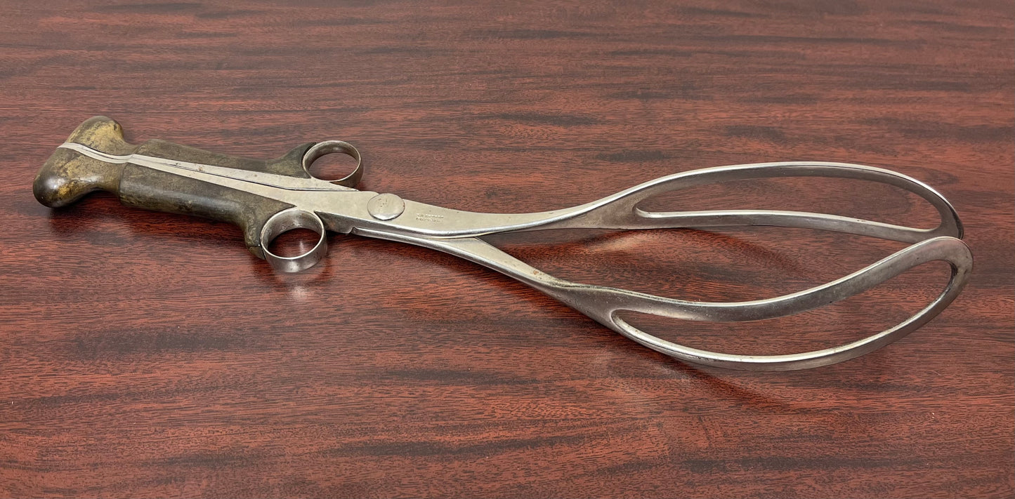 C.1848 OBSTETRICAL BIRTHING FORCEPS BEDFORDS - ANTIQUE MEDICAL (CIVIL WAR ERA) #11