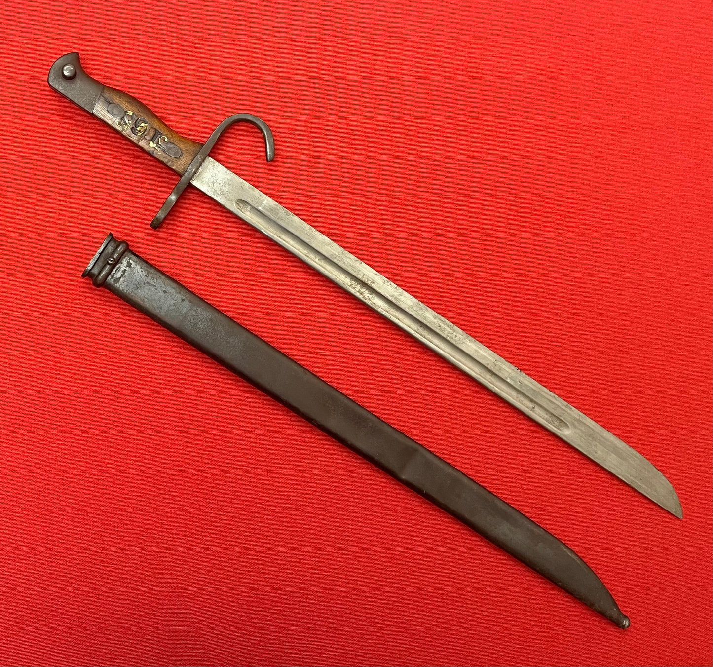 WW2 Japanese Arisaka Type 30 Bayonet & Scabbard / Training
