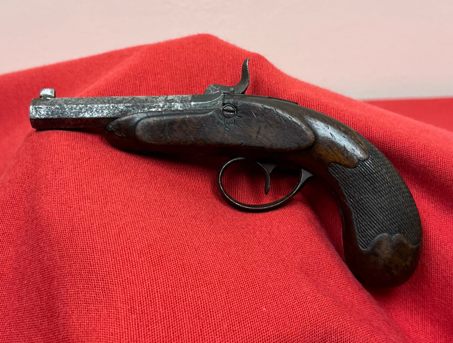 1840's French Traveler's Single Shot Percussion Pistol - Civil War Era