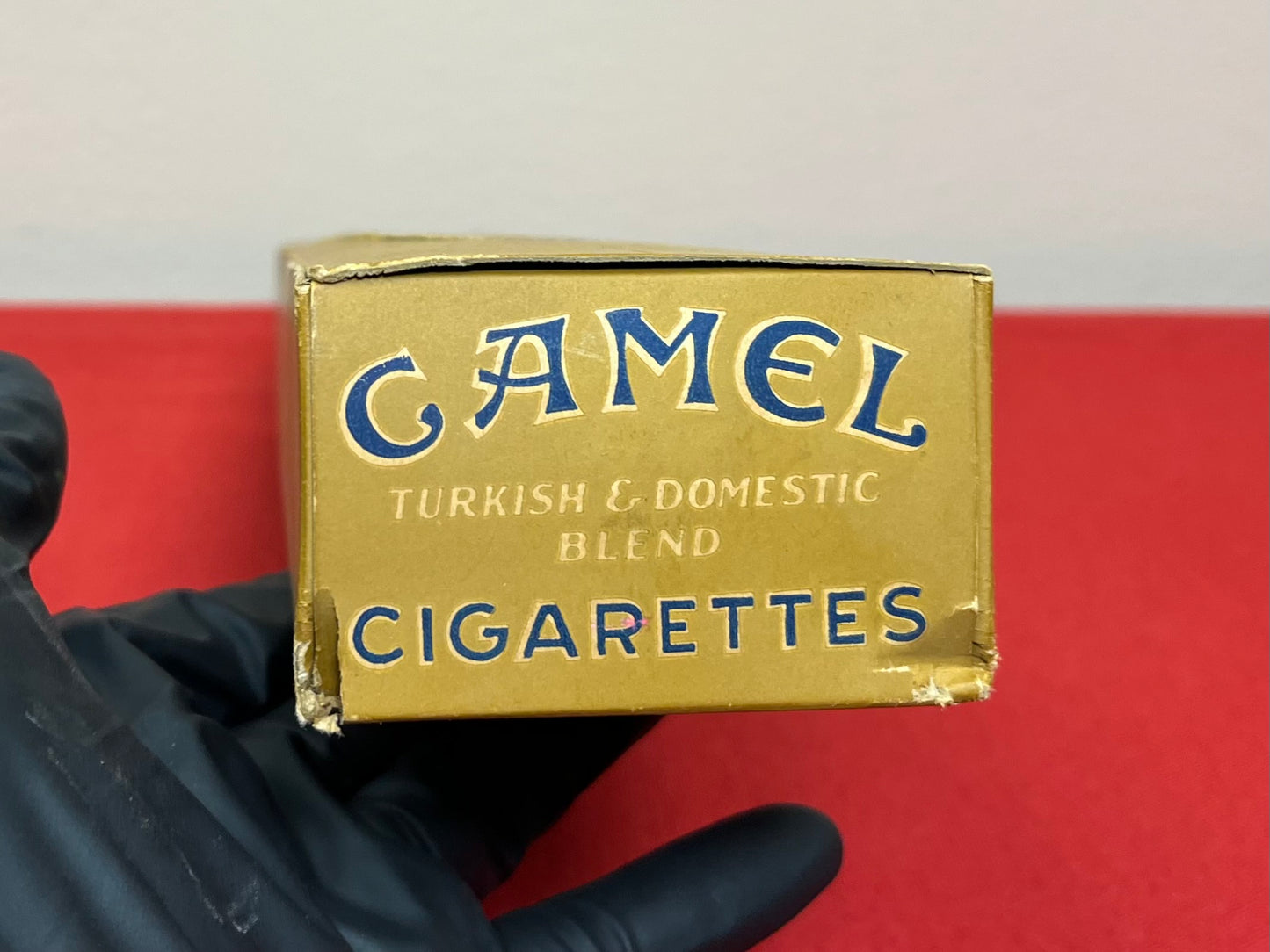 AUTHENTIC WWll ERA CAMEL CIGARETTE CARTON W/ REPRODUCTION PACK