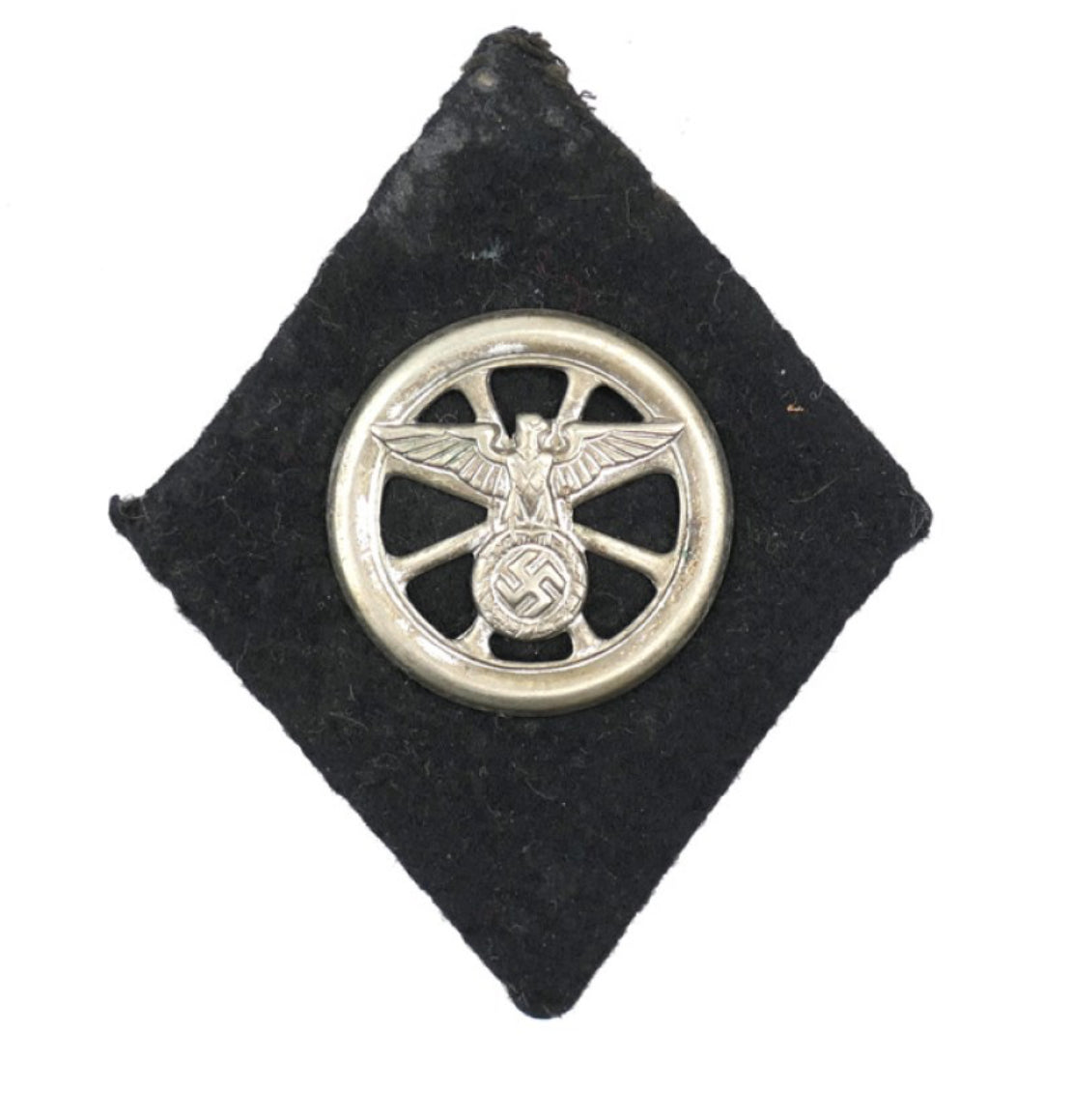 WW2 German NSKK Driver’s Sleeve Diamond Insignia First Pattern