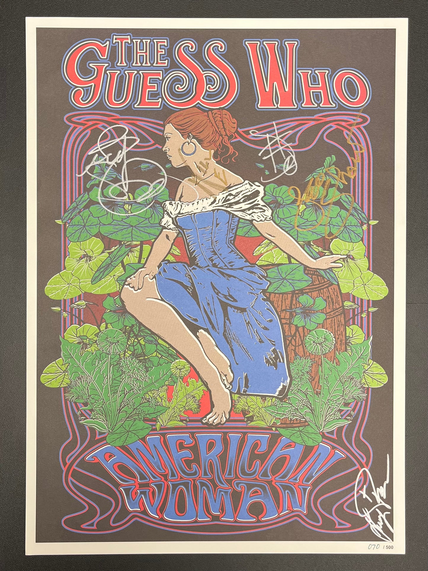 The Guess Who - American Women Signed / Autographed Poster Limited Edition 70/500