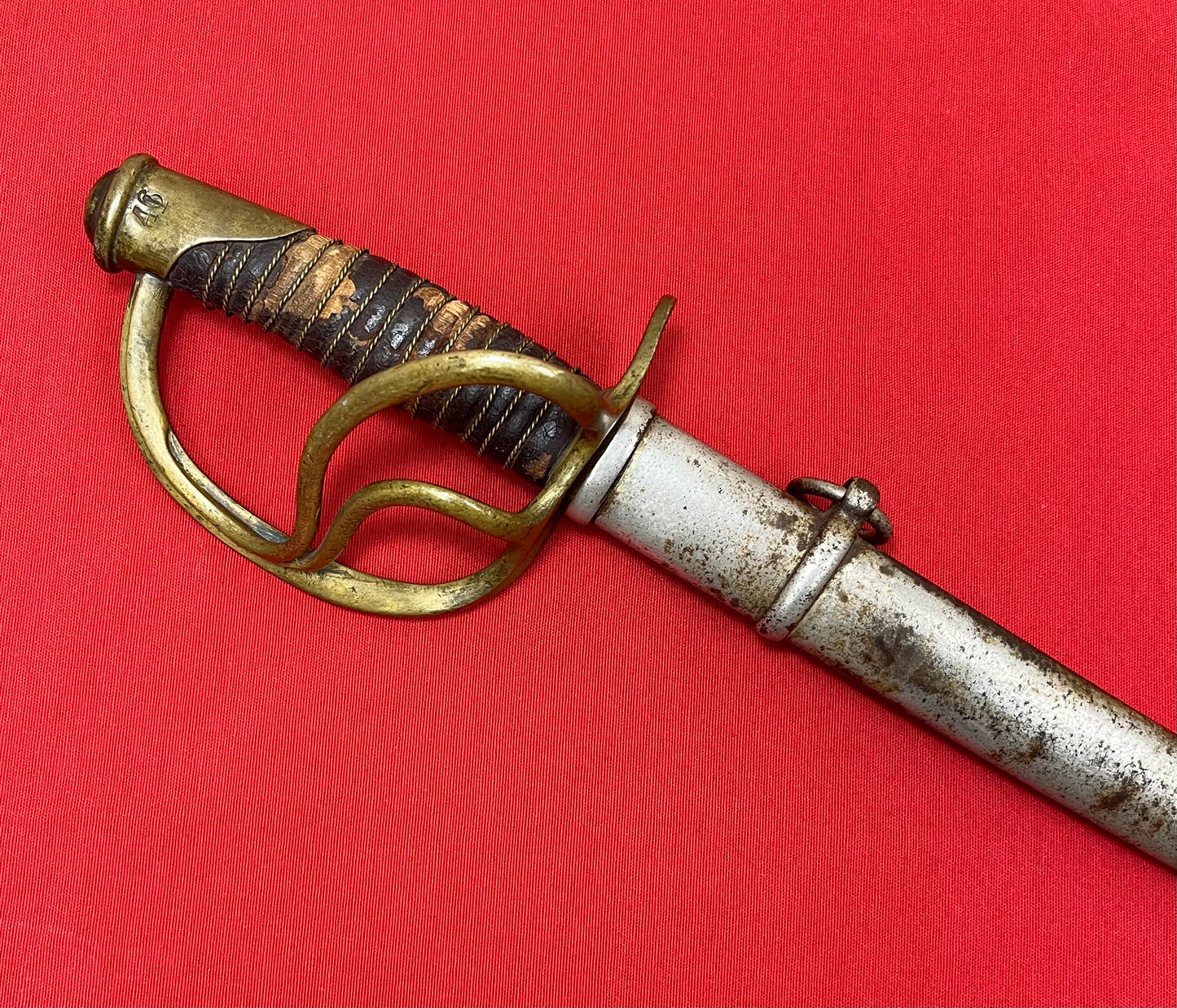 SCARCE - U.S. MODEL 1860 LIGHT CAVALRY SABER & SCABBARD BY - C. ROBY