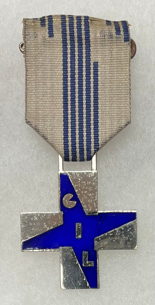 WW2 Italy Blue Cross of Merit Mussolini's Fascist Youth Organization Boy’s 14-18