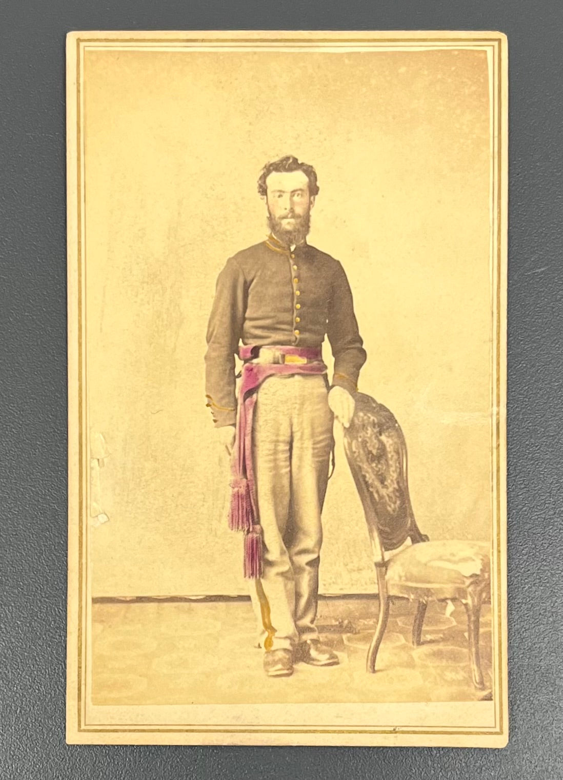 Civil War Soldier’s CVD Image - Lt. John Potts Wounded Antietam & Fredericksburg