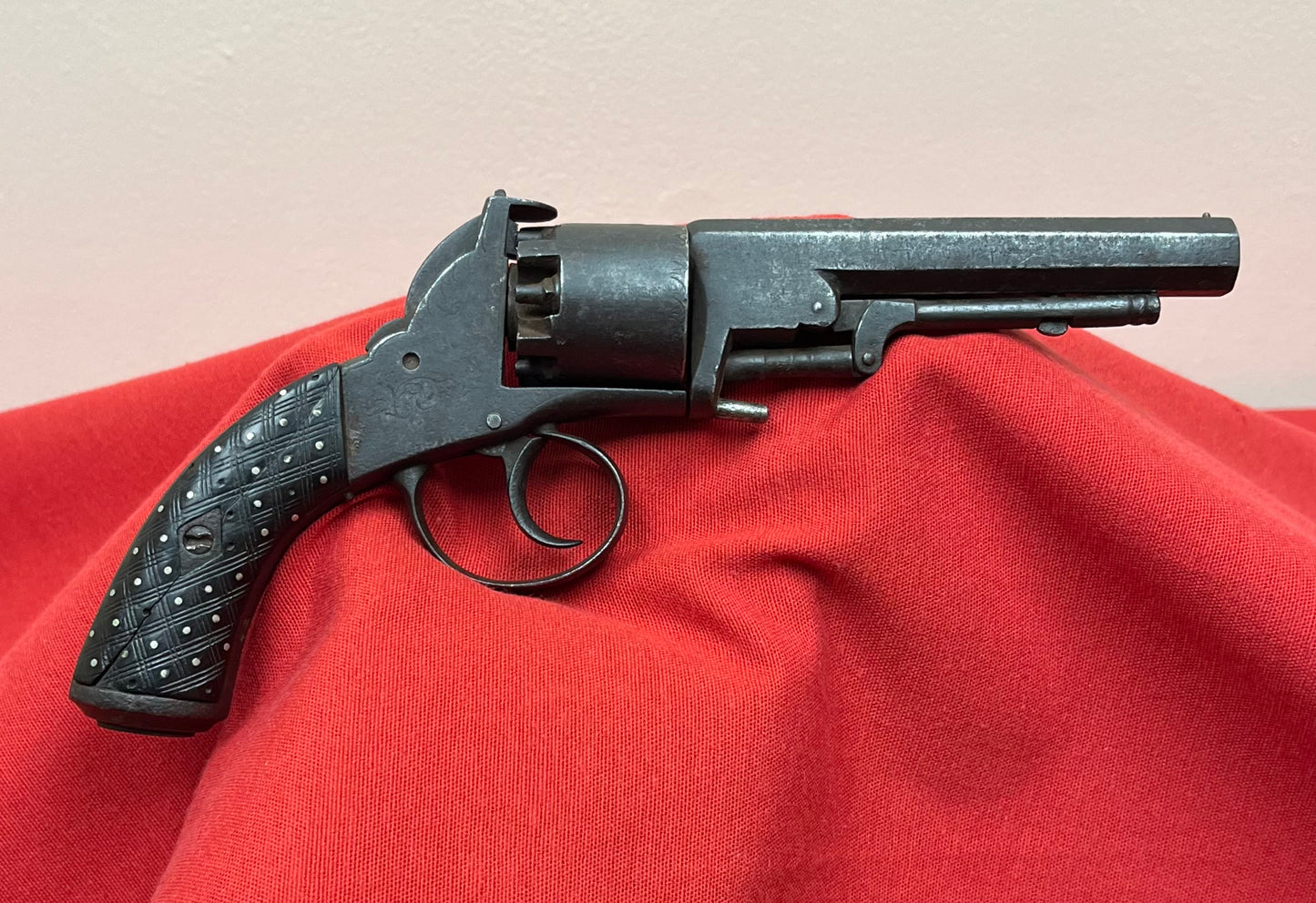 Civil War Era Webley-Bentley .44Cal Double Action Revolver W/ British Proof Marks Circa 1850s