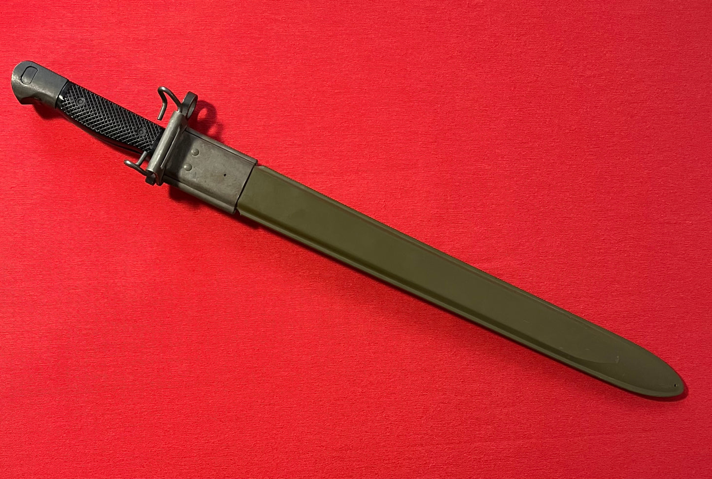 Vietnam Era US M1917 Bayonet by Canadian Arsenals W/ VZM Scabbard Trench Shotgun