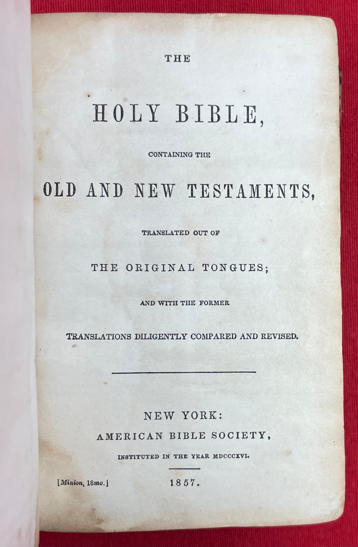 Civil War Bible Personally Owned by Maj. Edward H. McDonald of the 11TH VA C.S.A. - Gettysburg & Antietam