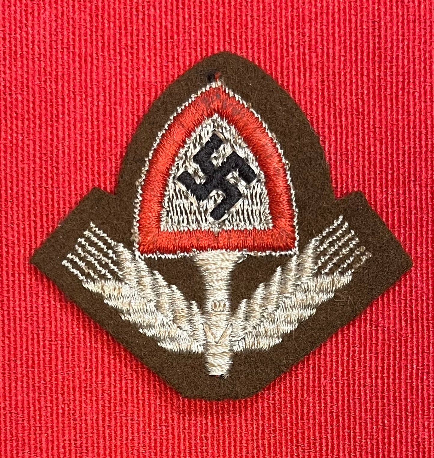 Authentic WW2 German RAD-Reichsarbeitsdienst “German Labor Service” Cap Insignia